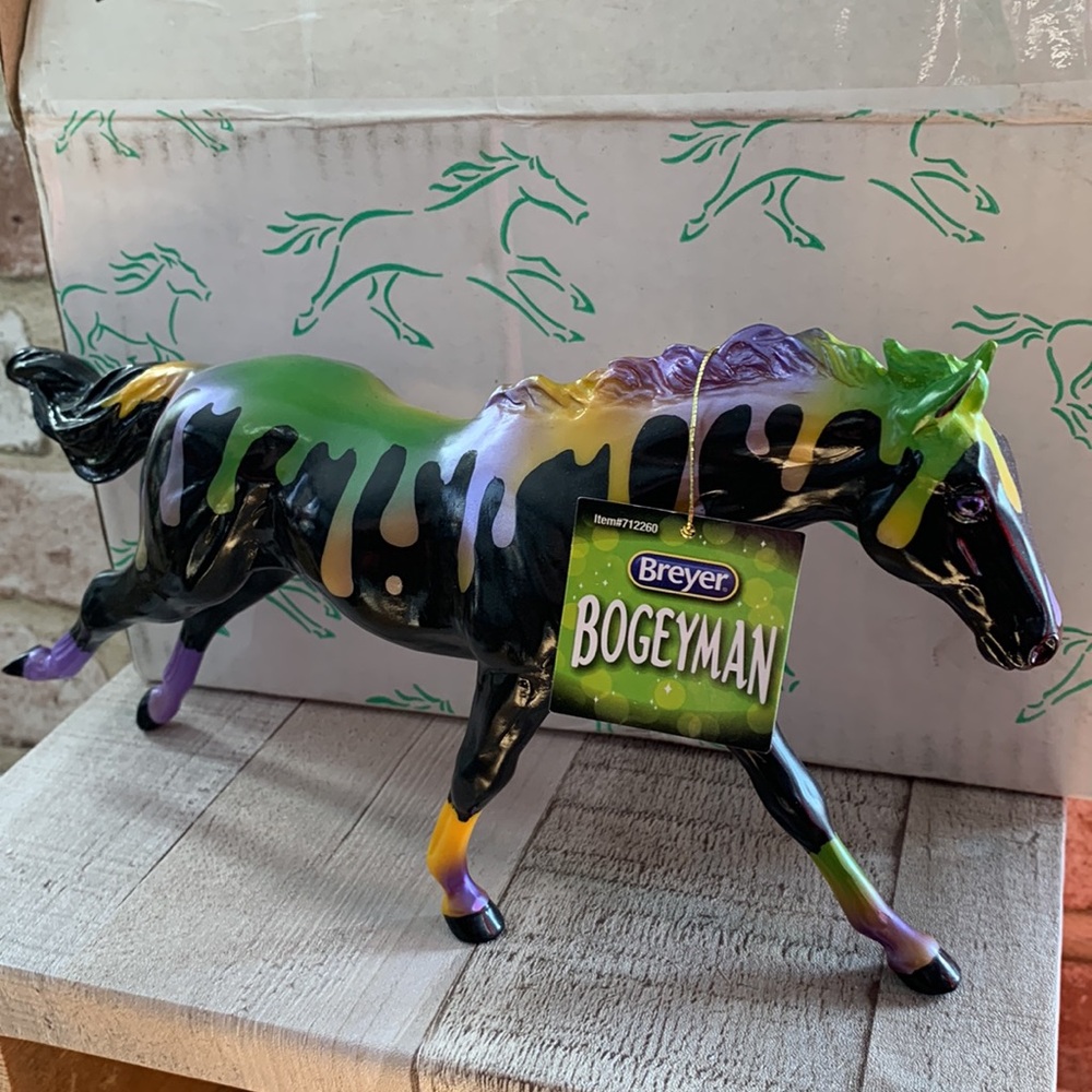 NWT- Collectible, Limited Edition 'Bogeyman' Breyer Colorful Model Horse